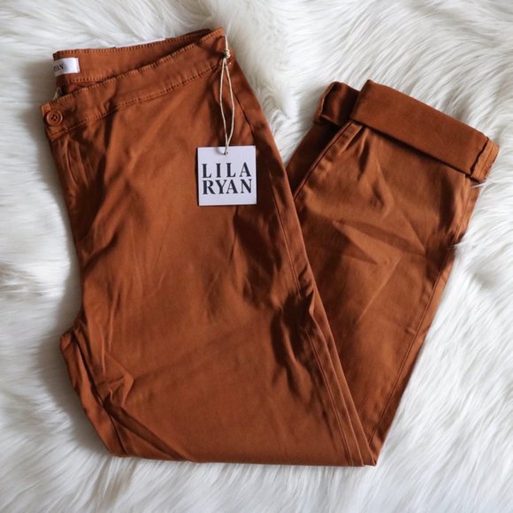 LILA RYAN Pants - Lila Ryan The Zuri Tapered Brushed Sateen Trousers